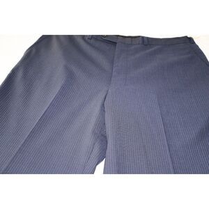 Brooks Brothers Wool BrooksCool 40x30 Dress Pants Navy Pinstripe